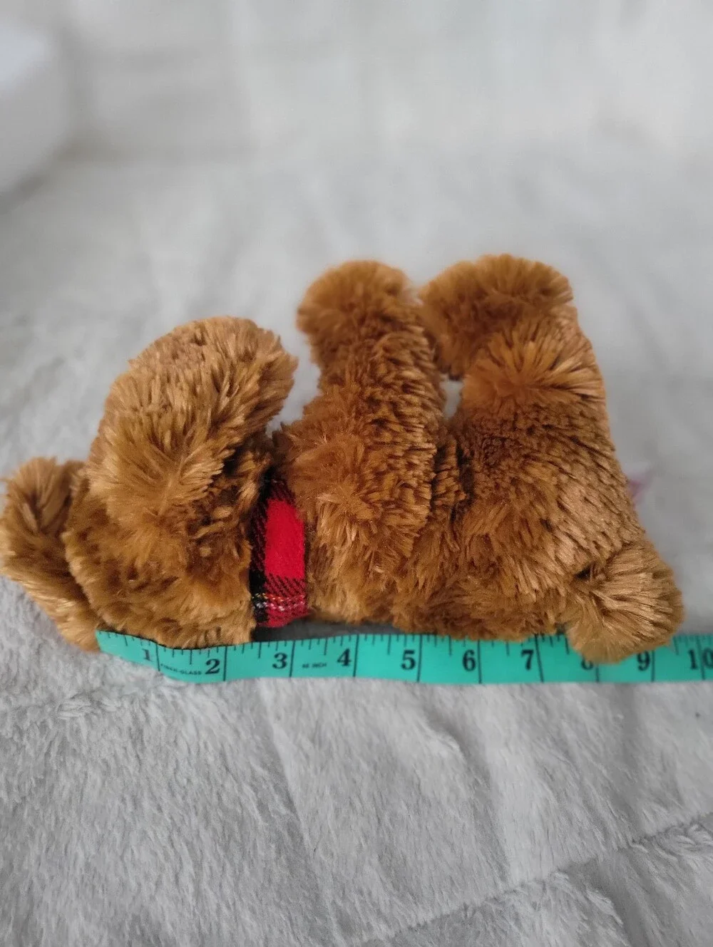 Vintage Lord & Taylor Plush Brown Puppy Stuffed Plush Animal